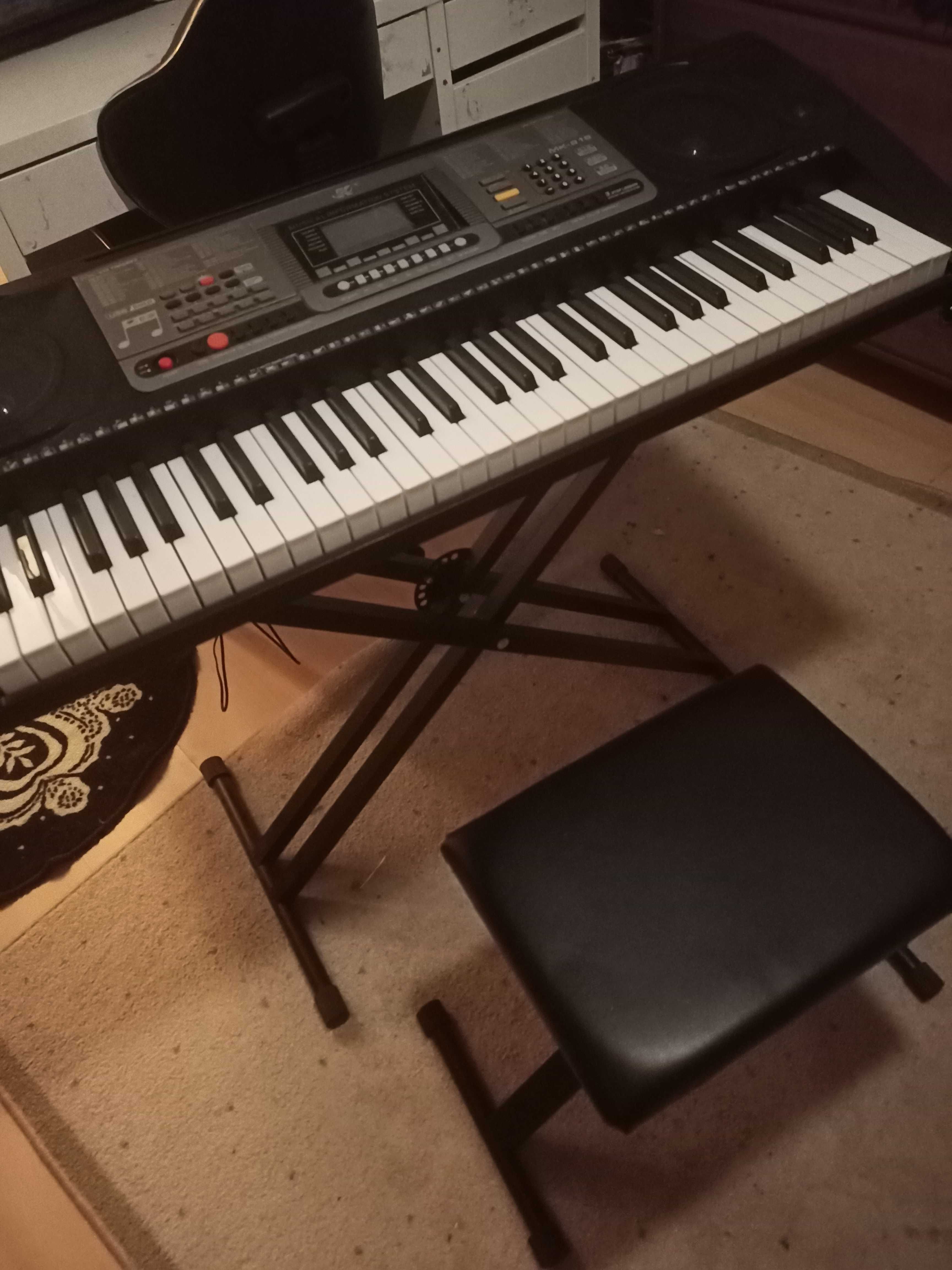 Pianino/keyboard MK-816 plus krzesełko