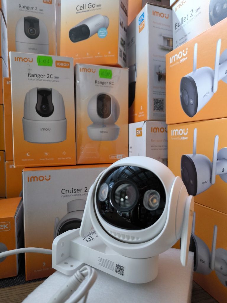 IMOU Kamery WIFI,LAN zewnętrze i wewnętrzne, obrotowe,tubowe,mikrofon