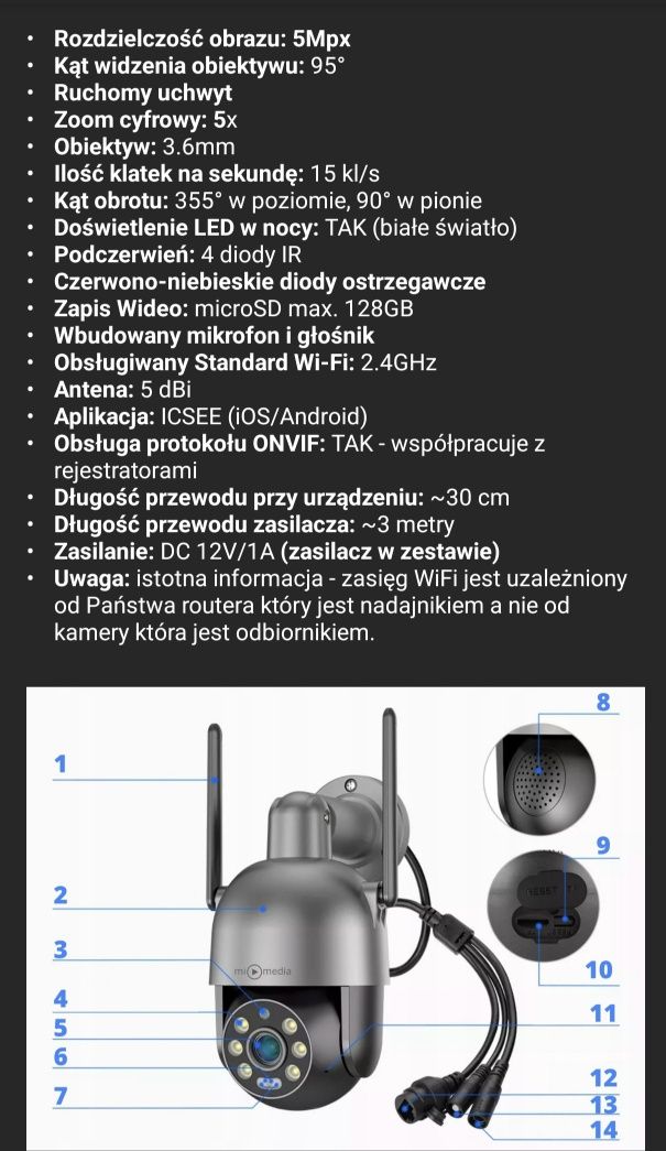 Kamera zewnętrzna