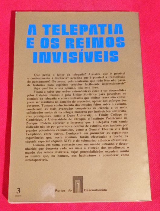 A telepatia e os reinos invisíveis - René Bertrand