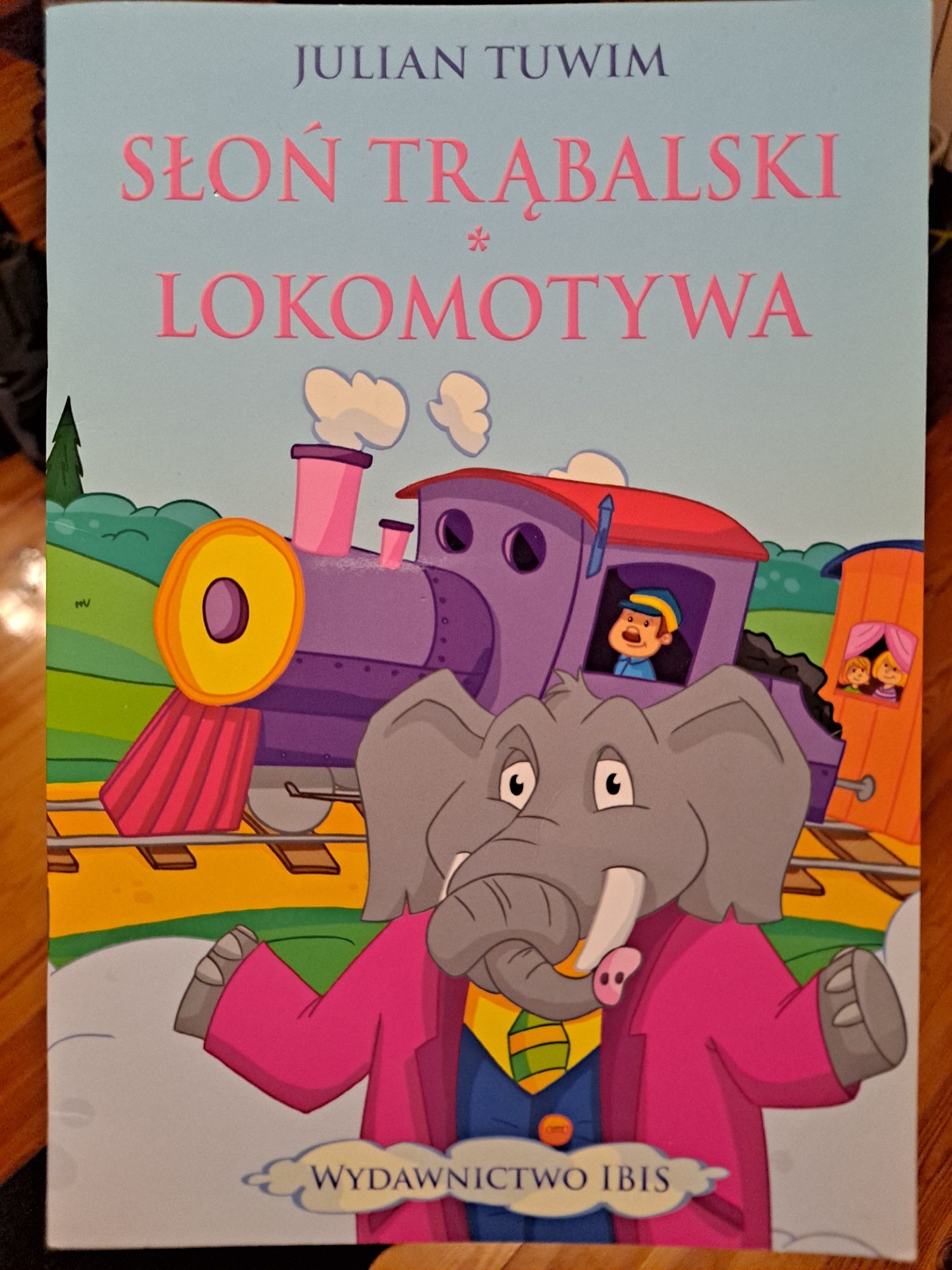 Słoń Trąbalski Lokomotywa Julian Tuwim ksiązka bajka dla dzieci