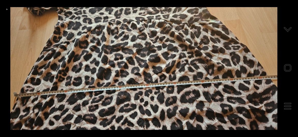 Sukienka w Panterkę WONDA 5XL