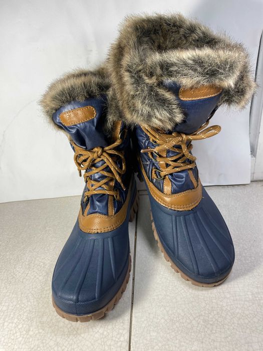 SKECHERS Snowy waterproof Снегоходы сапоги дутики 40 р 25,5см оригинал