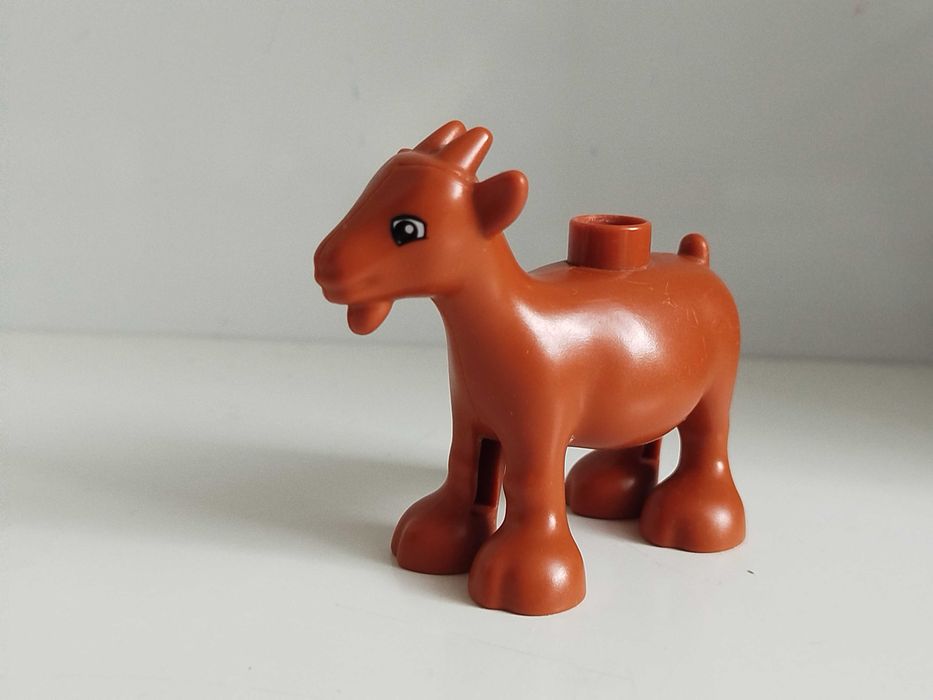 Lego Duplo zwierzęta - brązowa koza, kózka (2)