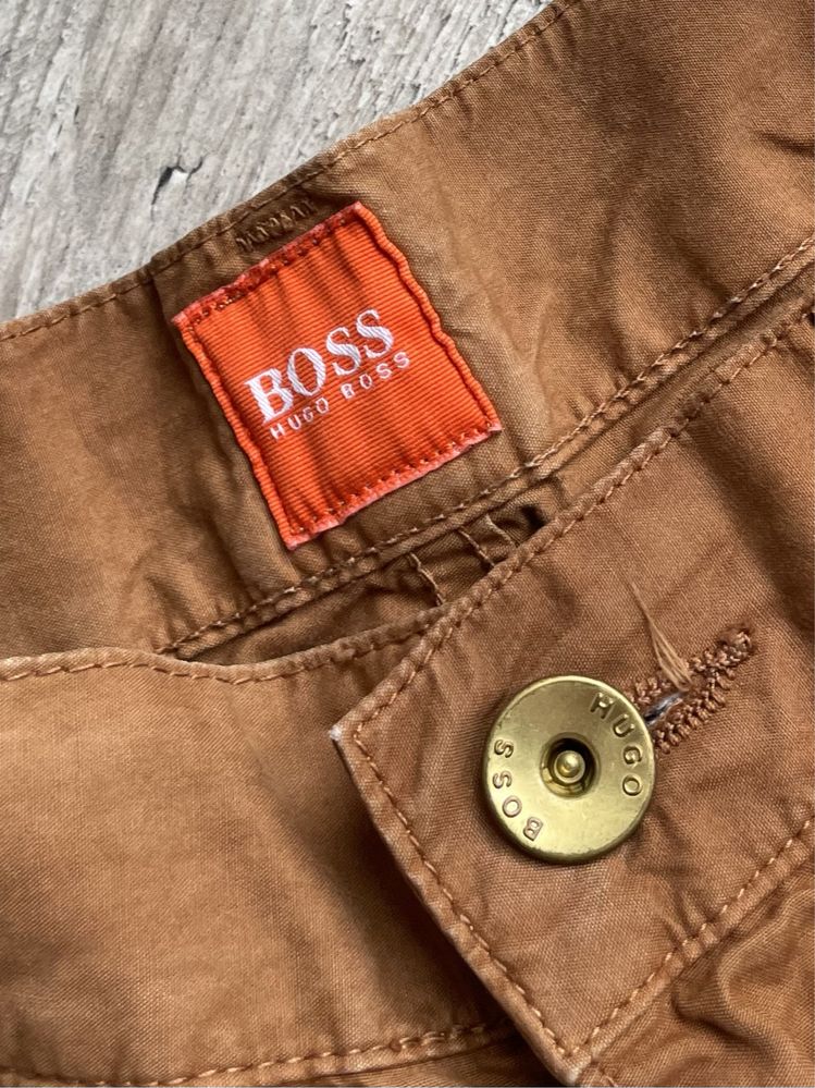 Hugo Boss piękne damskie spodnie letnie ombre rozm-32/32 M/L