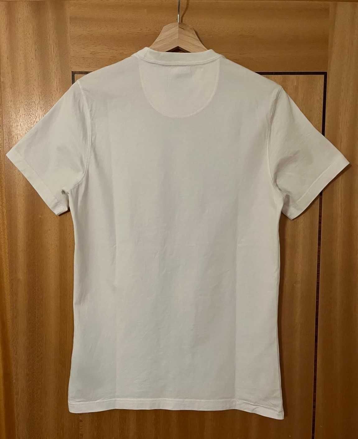 T-shirt branca da Barbour - Homem - Tamanho S