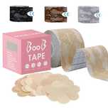 Тейп BOOB Tape МЕРЕЖИВО Для Грудей 5 см х 5 м інд. упаковка + вкладиші
