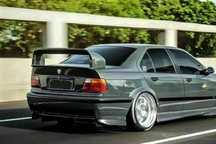 Aileron / Lip / Spoiler Traseiro Para BMW E36 2 / 4 portas M3 Look em plástico ABS