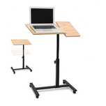 STOLIK POD LAPTOPA NA KÓŁKACH Duży Obrotowy Regulowany PC Komputerowy