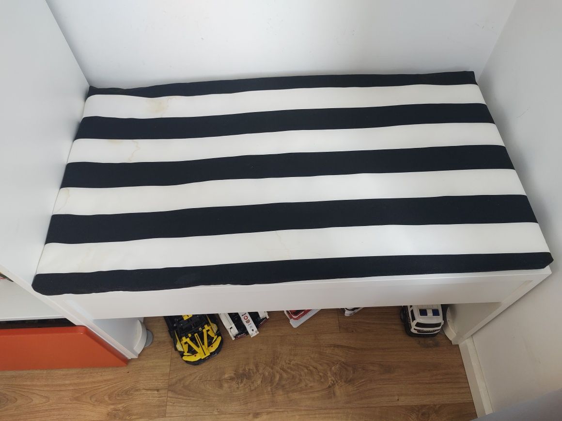 Ikea Stuva czerwona komoda + ławka z poduszką