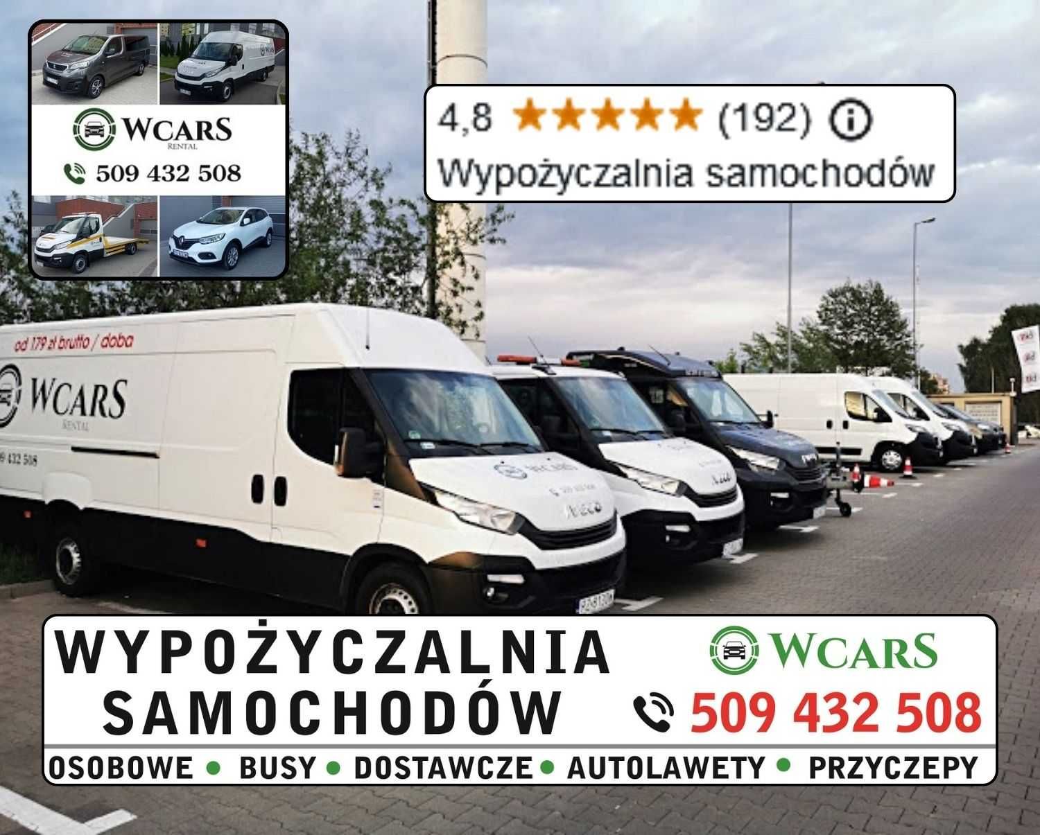 auto dostawcze bus wynajem wypożycz samochód dostawczy L2H2 L3H2 L4H2