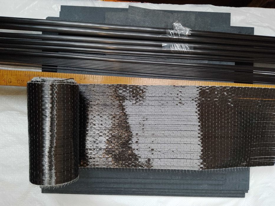 Карбонова, вуглепластикова пластина, трубка, тканина