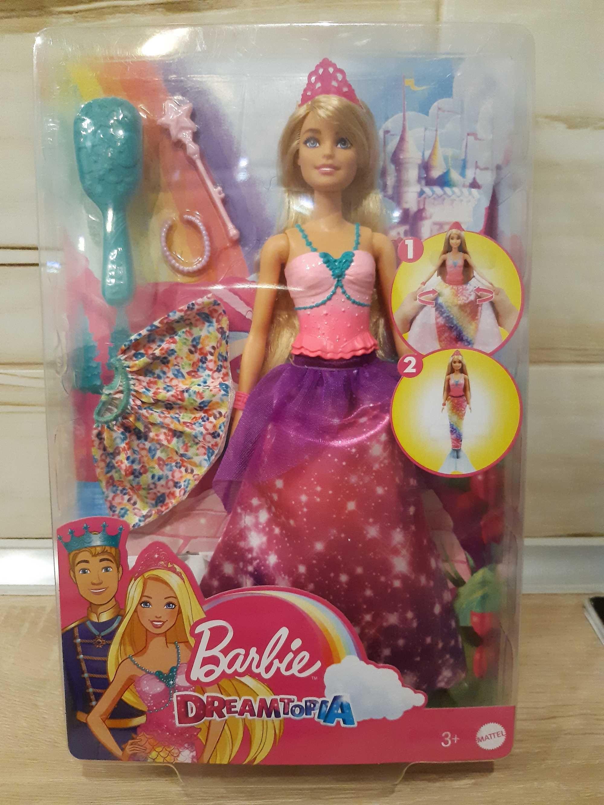 Lalka Barbie Dreamtopia przemiana