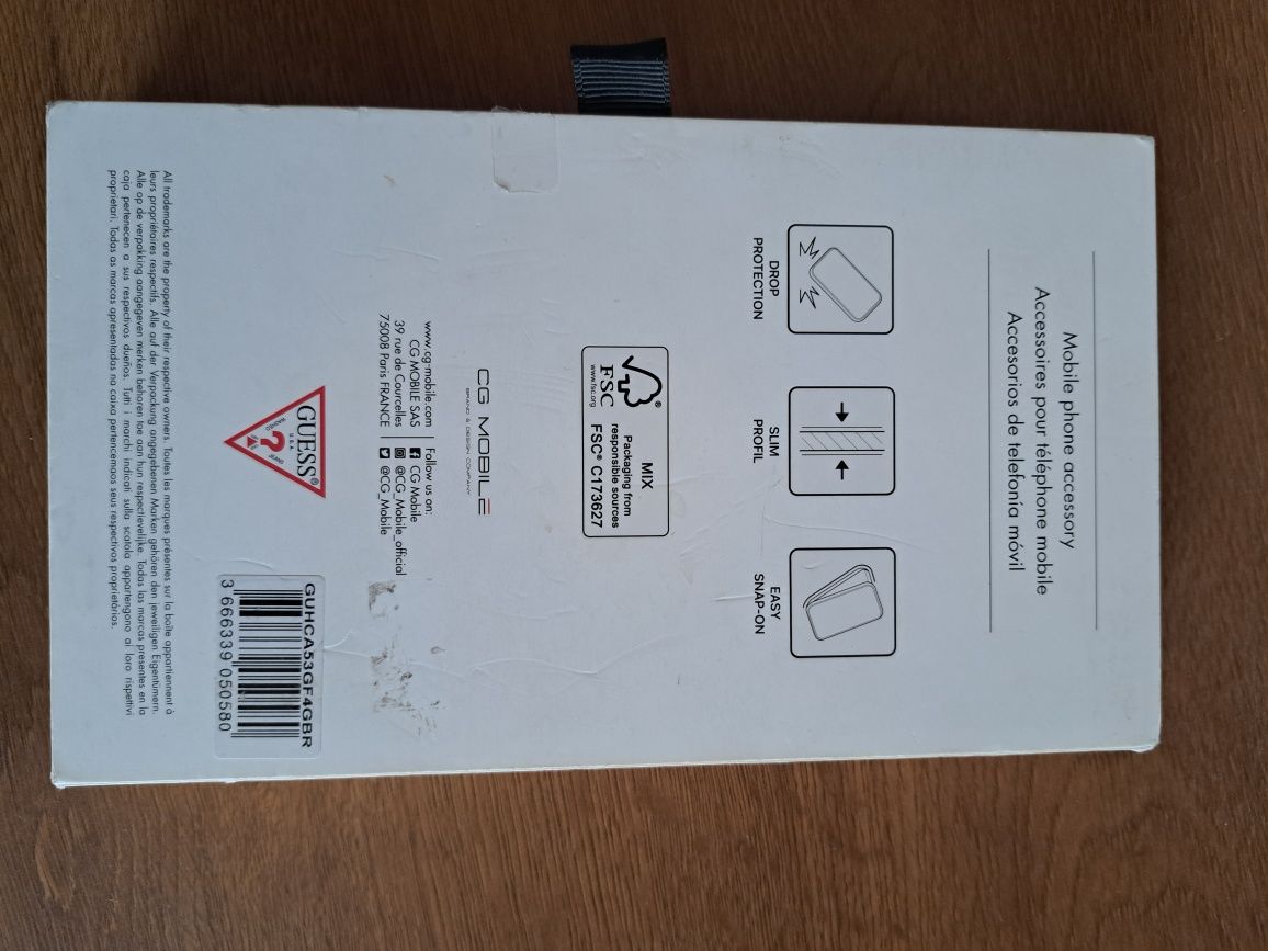 Opakowanie etui Guess a53 samsung