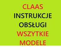 CLAAS Instrukcja Obsługi J POLSKI Wszystkie modele !!