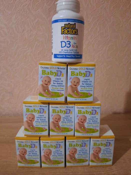 Вітамін Д3 для дітей