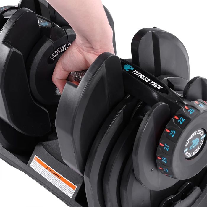 Haltere Fitness Tech Ajustável 40kg Preto NOVO