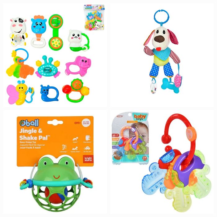 Розвиваючий музичний килимок для немовлят,коврик з піаніно, погремушки