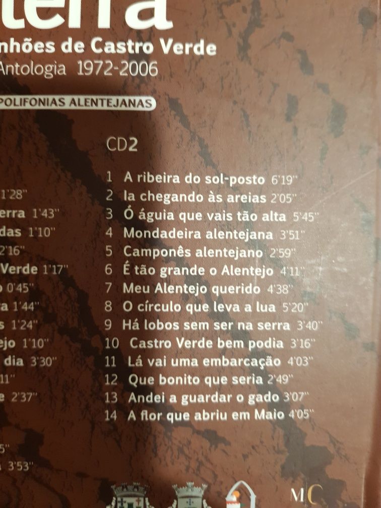 CD dos CANHÕES de Castro Verde - Álbum TERRA