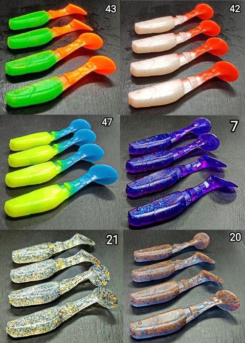 Приманки на щуку предатор 3 дюйми ціна вказана за пачку