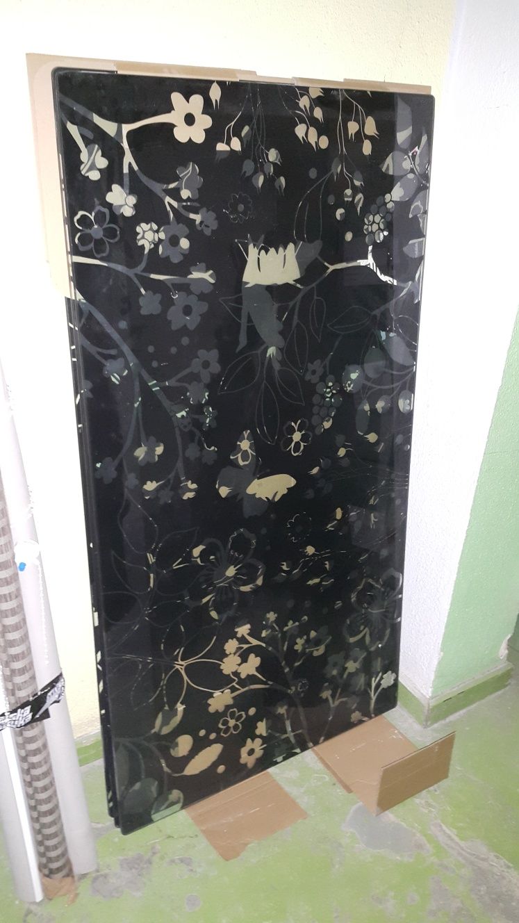 Blat szklany hartowany szkło stół do ogrodu loft 150x80x10