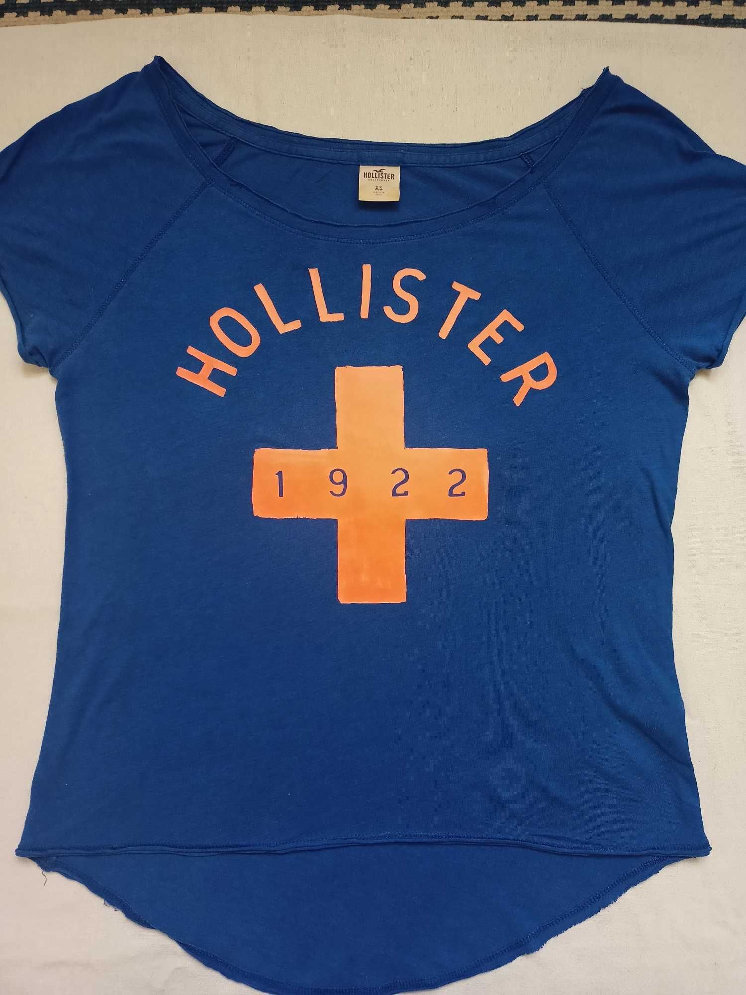 Hollister,  Gilly Hicks  zestaw 5szt t-shirt bluzka damska XS