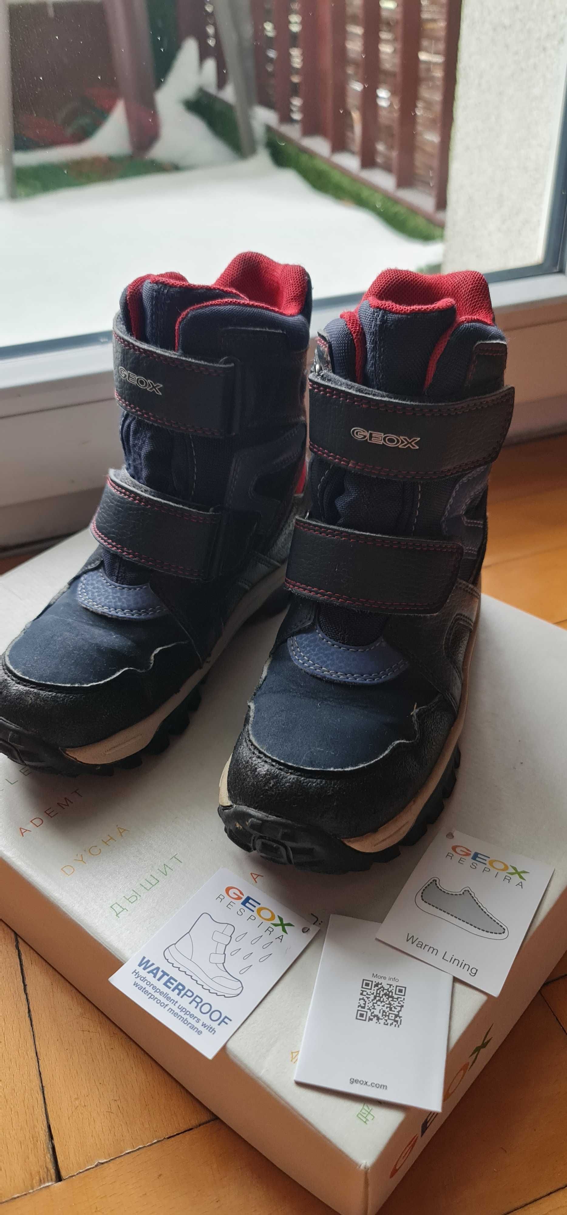 Buciki Buty Śniegowce Geox J Himalaya B Wpf  rozmiar 30