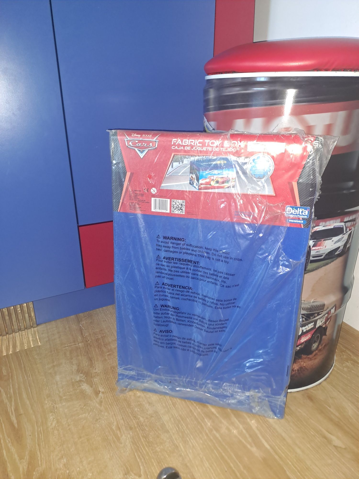 NOWE pudło pudełko ORGANIZER disney ZYGZAK cars Mc Queen AUTA