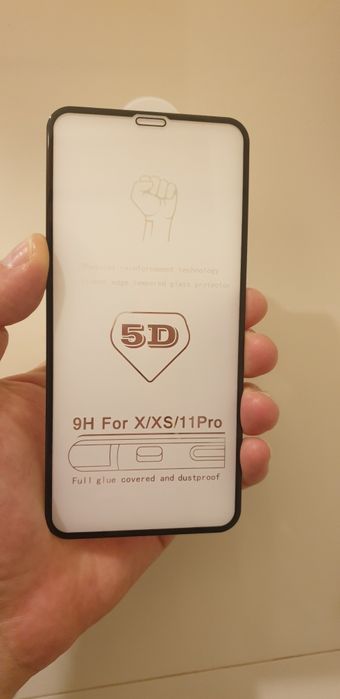 Pelicula de vidro 5D para iPhone X/XS/XS max/XR/11/11 PRO/11 PRO MAX