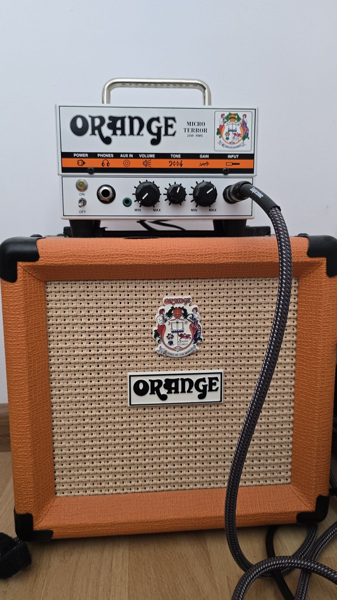 Wzmacniacz Orange Micro Terror + Kolumna