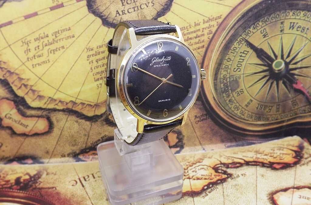 Zegarek  GLASHUTTE  SPEZIMATIC 26  Rubis  ideał.. po serwisie zeg.