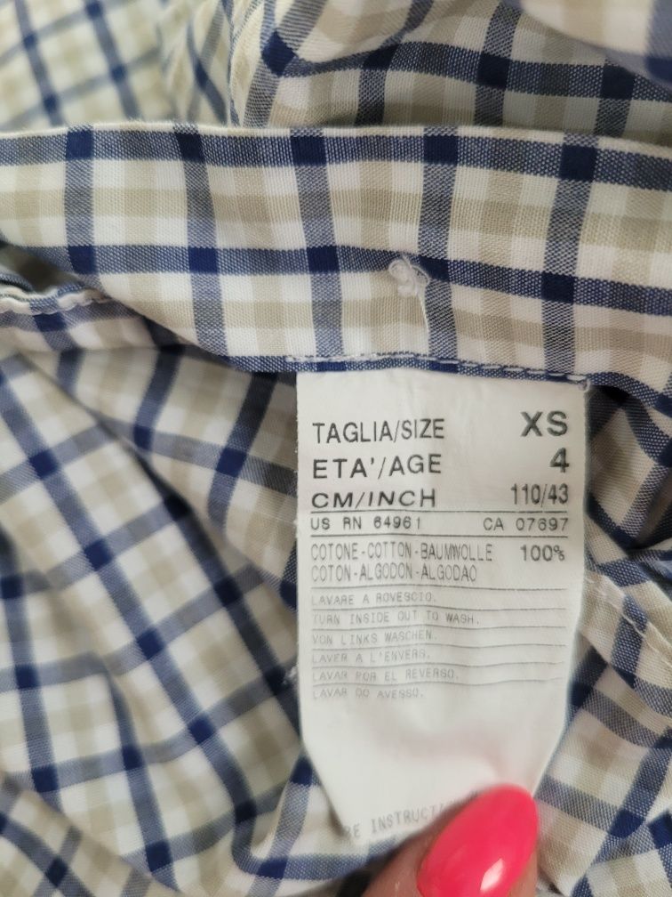 Koszula Benetton rozm. 110 stan idealny