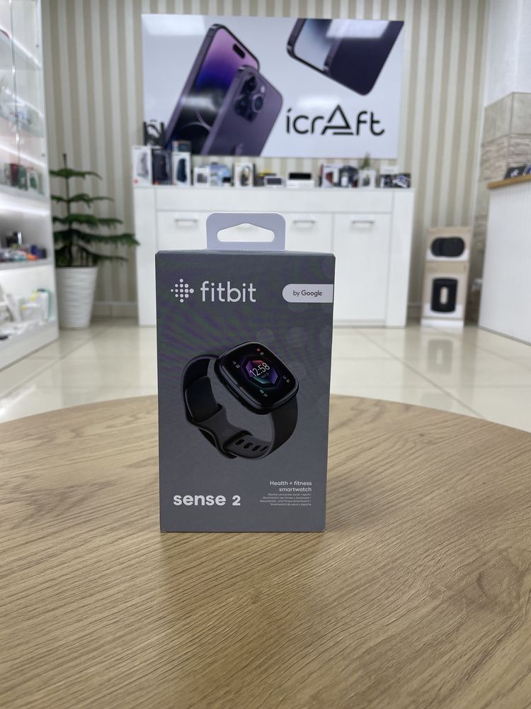 Смарт-годинник Fitbit Sense 2 Shadow Grey/Graphite (FB521BKGB)