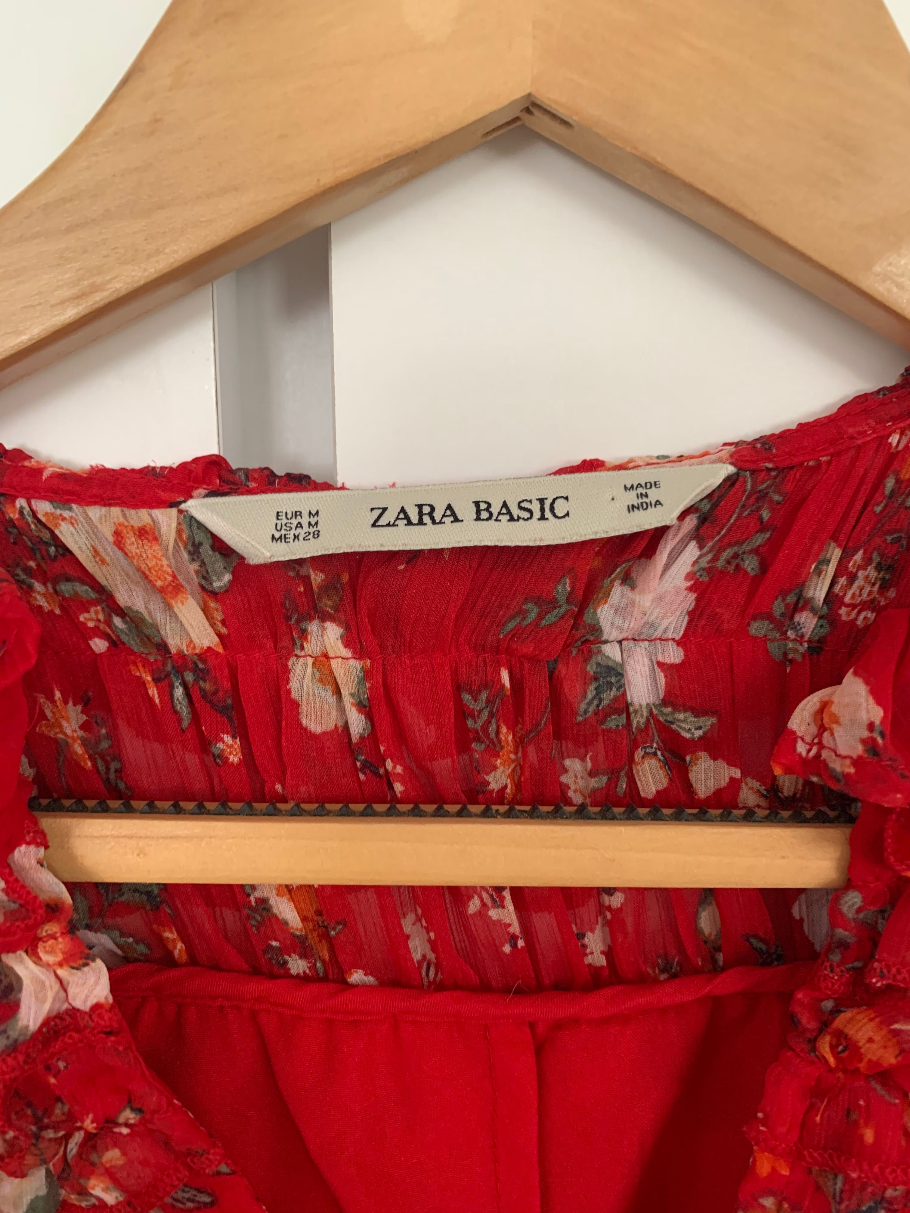 Vestido Zara vermelho