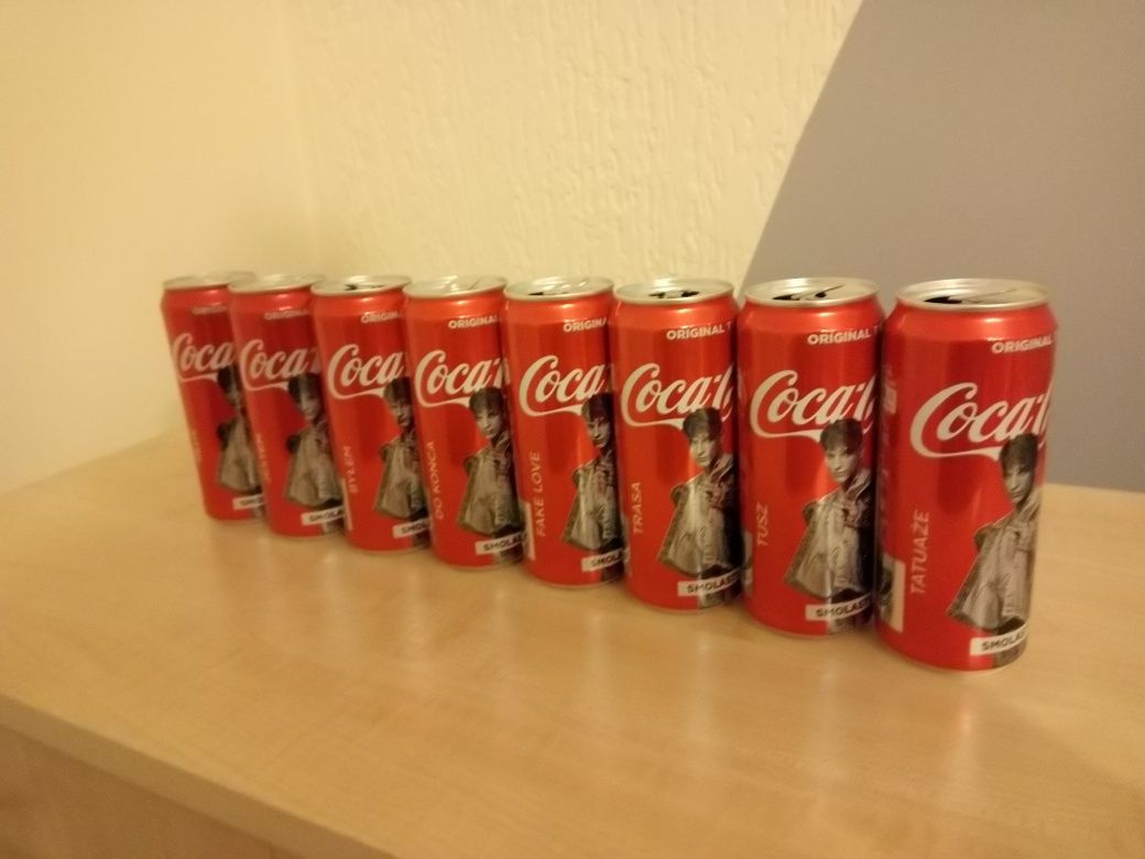Puszki coca cola Smolasty