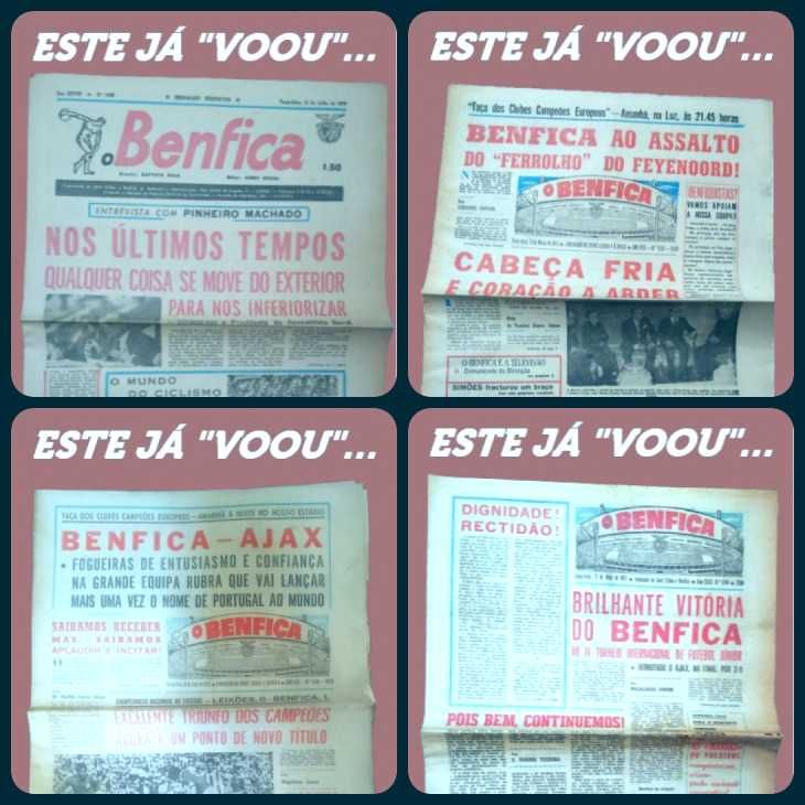 Jornais O Benfica de 1942 a 1994 - Tenha o JORNAL DO BENFICA do dia em