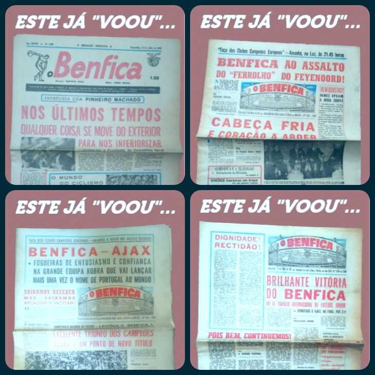 1942 a 1994 - Tenha o JORNAL DO BENFICA do dia em que nasceu