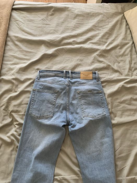 Calça ganga clara da Springfield