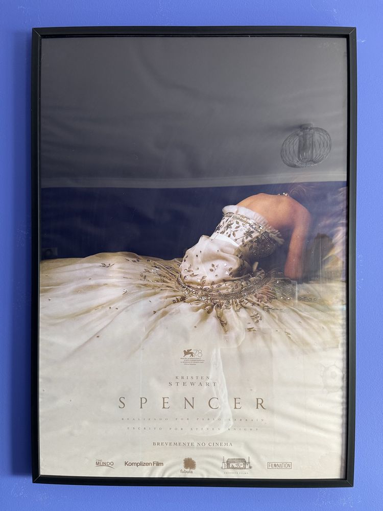 Poster original cinema do filme Spencer Princesa Diana