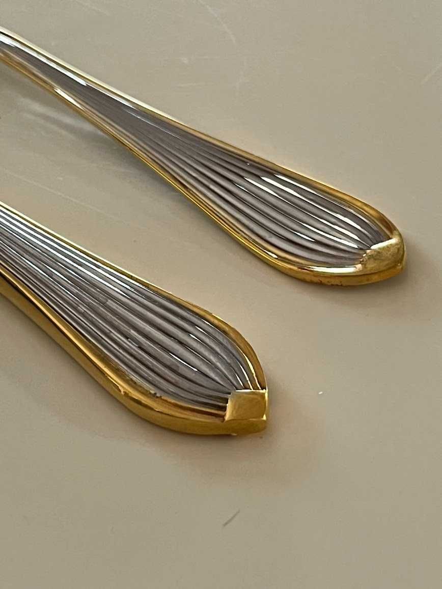 Faqueiro 131 peças Inox 18/10 e Ouro 24k - Crominox