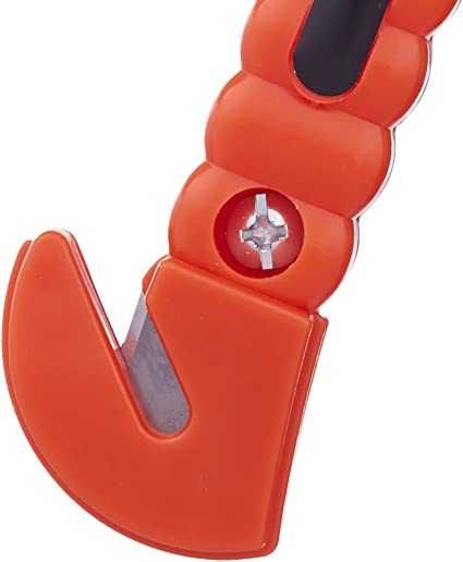 Cortador de cinto de segurança e martelo quebra-vidros de emergência