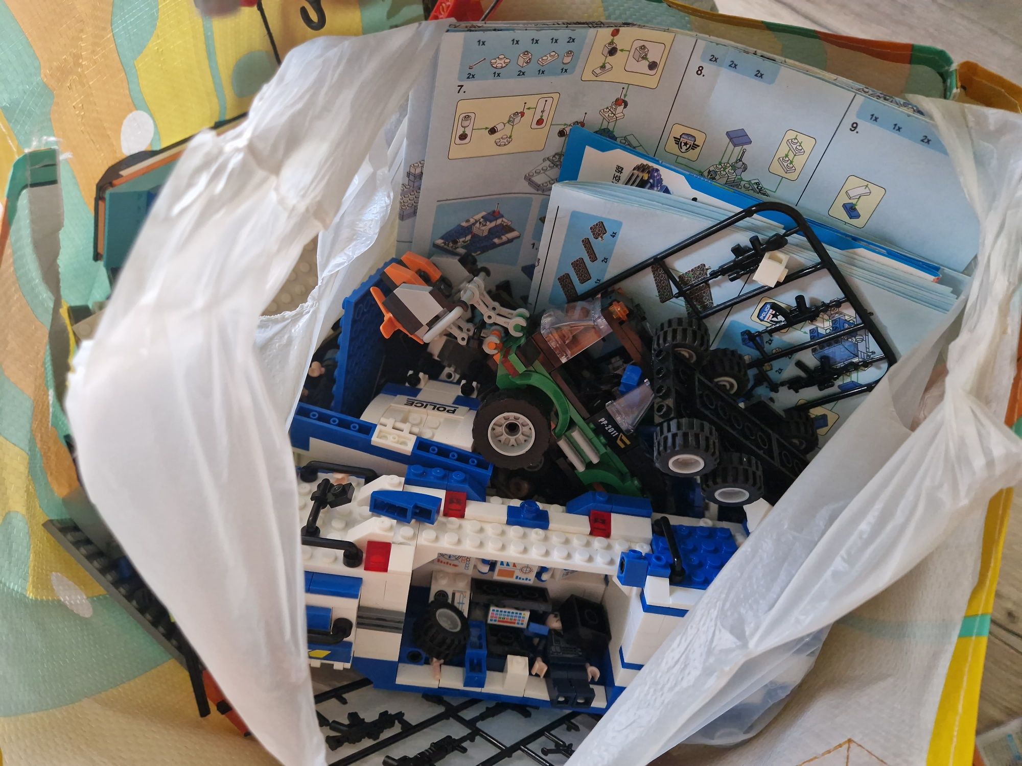 Klocki kompatybilne z Lego, 10kg.