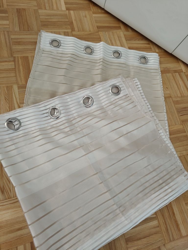 Zasłony 140x250 ecru