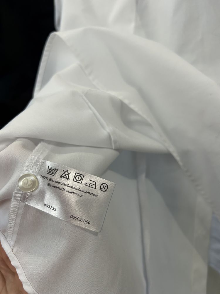 Рубашка белая блузка подойдет для школы на девочку размер S