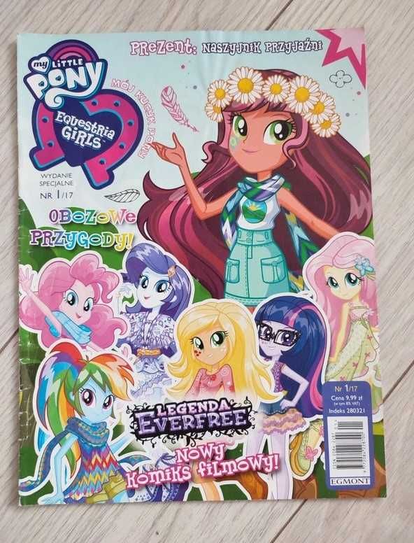 Gazetki My Little Pony Equestria Girls komiksy rebusy kolorowanka