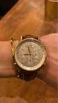 Breitling Montbrillant Automatic Chronograph OURO 18k MACIÇO