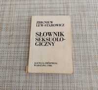 Książka słownik seksuologiczny Lew-Starowicz 1986 rok PRL