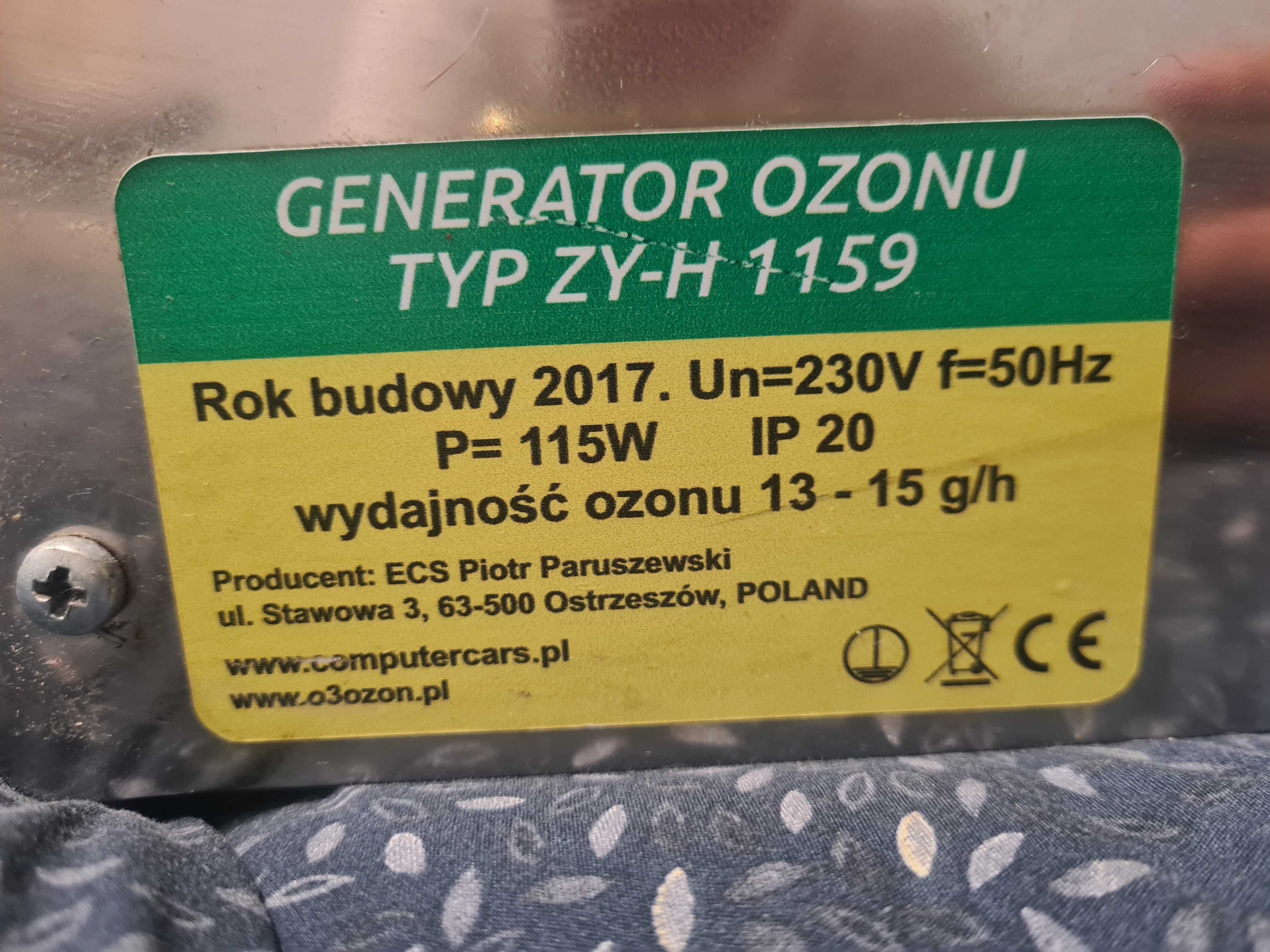 Generator ozonu ozonator ZY-H1159