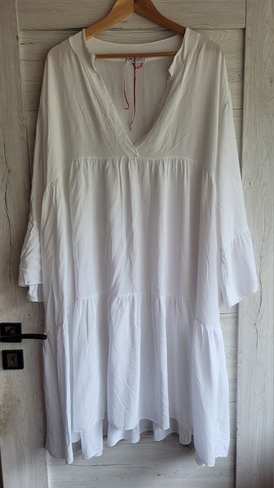 Sukienka zwiewna big size made in Italy