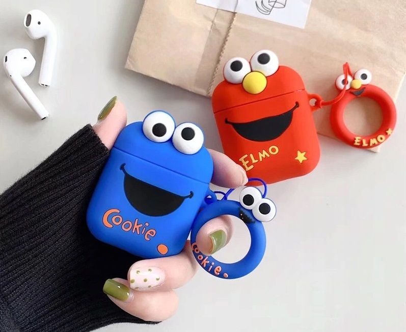 Etui Na Słuchawki AIRPODS - The Muppets - Niebieski